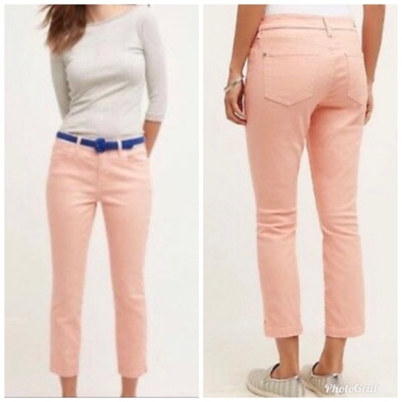 Anthropologie Denim - Pilcro & The Letterpress Stet jeans cropped peach